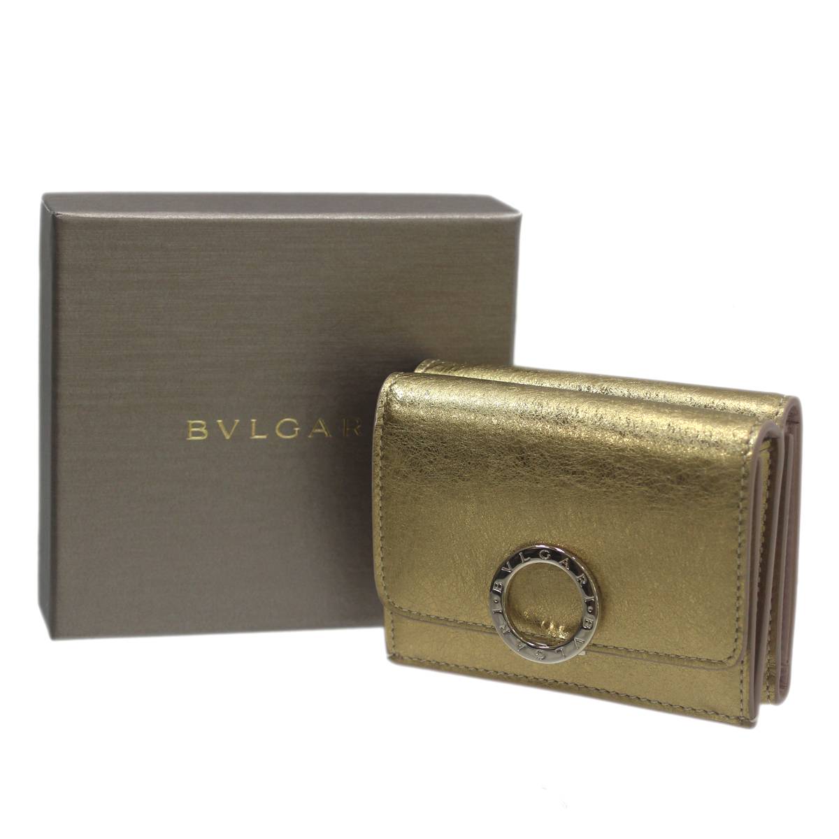 楽天市場】【広尾店】ブルガリ BVLGARI 三つ折り財布 ロゴ