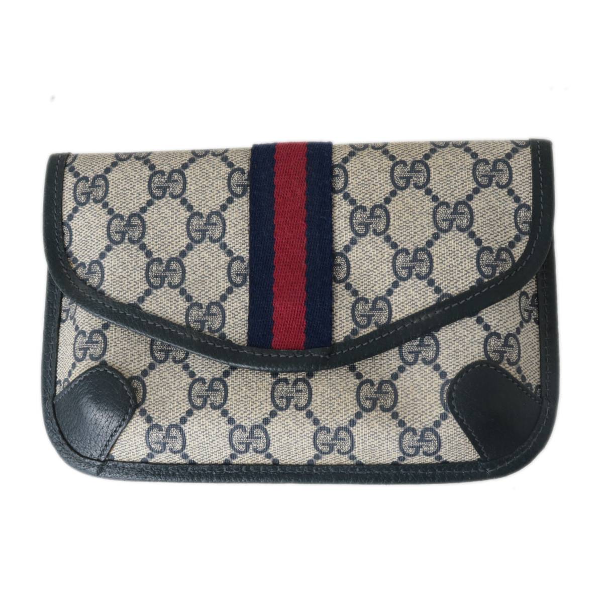 ゆ*️様 美品　グッチ GUCCI シェリーラインオールドグッチ　ポーチ GUCCI オールドグッチ ポーチ シェリーライン スエード