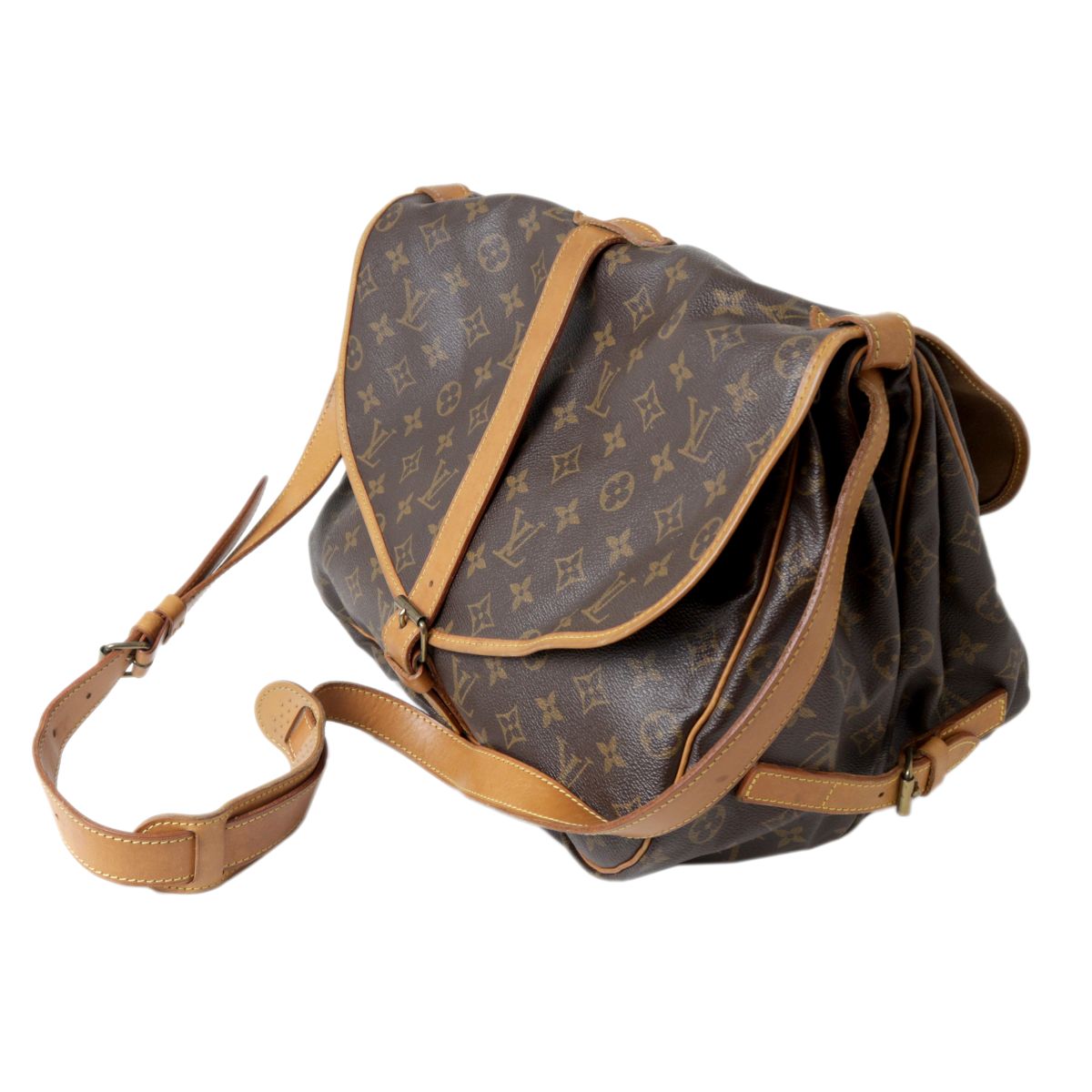 【中古】 LOUIS VUITTON/ルイヴィトン ソミュール35 ショルダーバッグ モノグラム M42254 AR0952 HO BCランク｜ブランドショップ　リバース