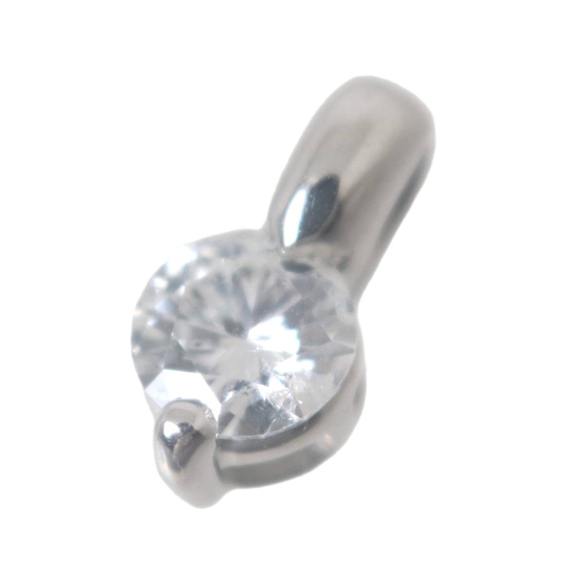【中古】 Pt900 プラチナ ダイヤ ペンダント トップ 0.280ct 0.6g KA Bランク|ブランドショップ リバース