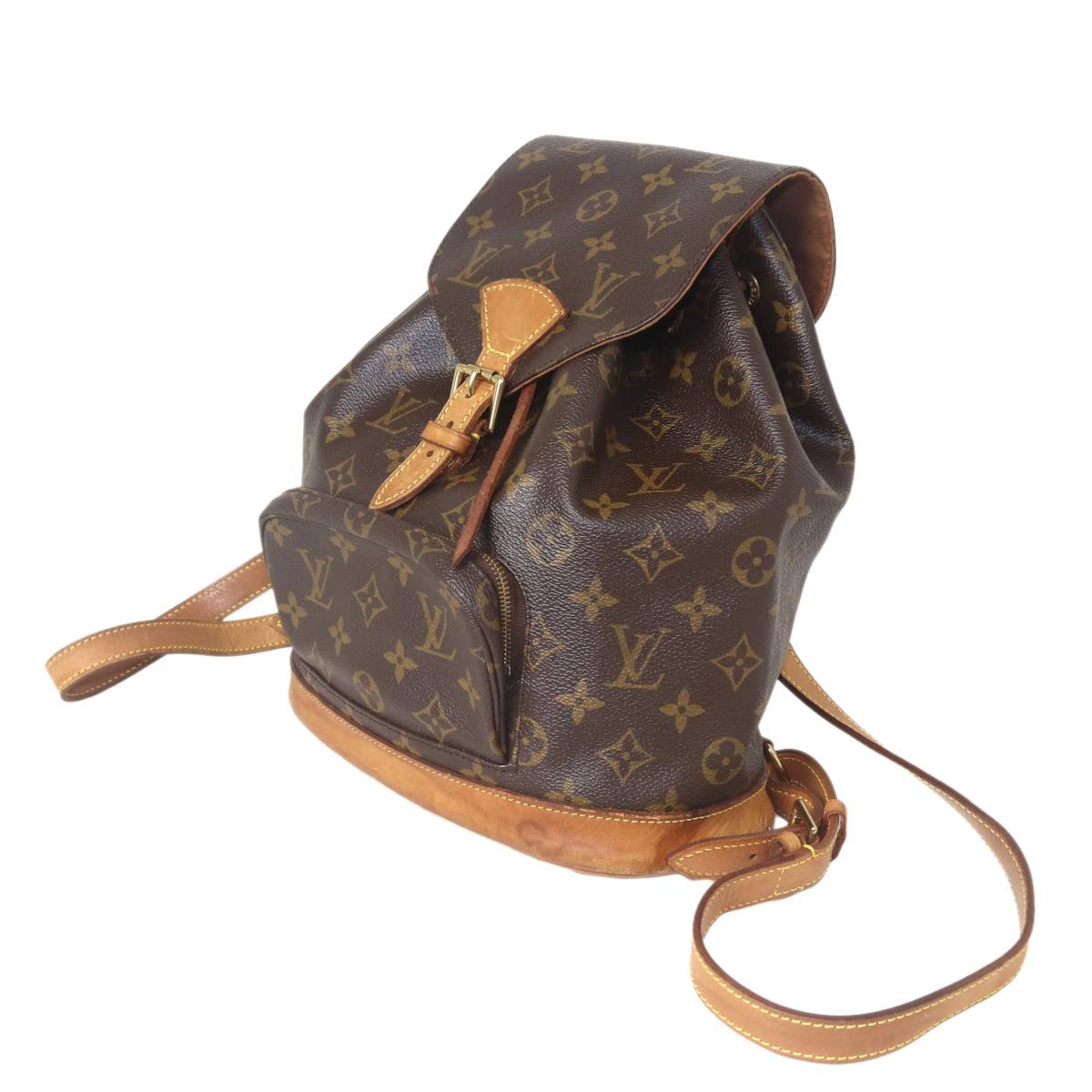 【中古】 LOUIS VUITTON / ルイヴィトン モン掏摸プロメチウム 背嚢 モノグラム 赤銅色 M51137 SP0918 NO  B序列付ける