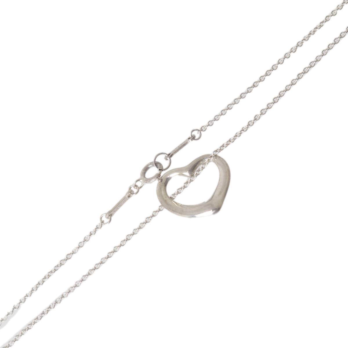 【中古】 Tiffany&Co. / ティファニー オープンハートネックレス PERETTI SPAIN 925 Sv925 2.3g NO Bランク｜ブランドショップ　リバース