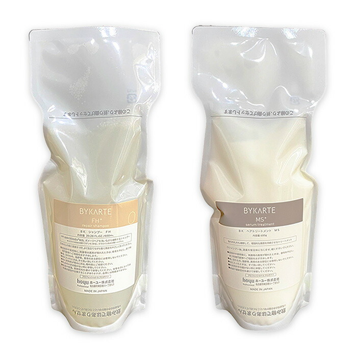 バイカルテ　シャンプーFH &トリートメントSS 600m レフィル 楽天市場】ホーユー バイカルテ リペアシャンプー FH+ 600ml