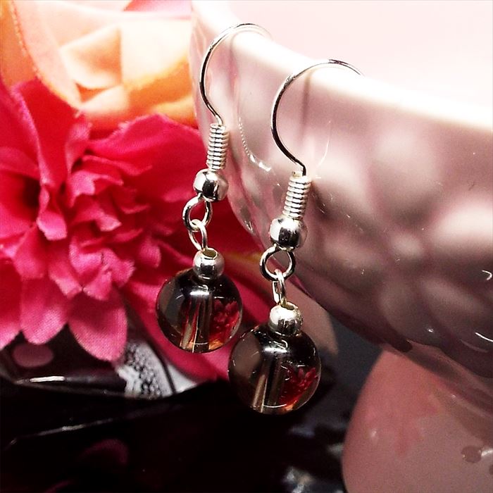 ☆オーダーページ☆ サファイア ドロップブリオレットカット ピアス 14kgf バイカラー フローライト ヘキサゴンカット の ワイヤー