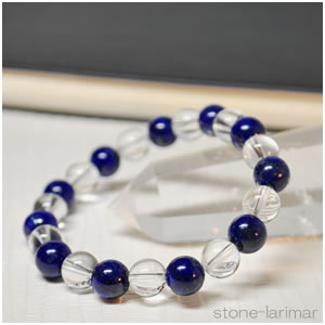 ラピスラズリ 水晶 8mm ブレスレット 天然石 パワーストーン