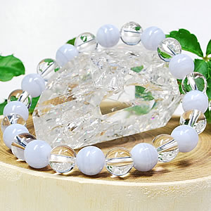 楽天市場】パワーストーンブレスレット 青メノウ 8mm / 天然石 瑪瑙