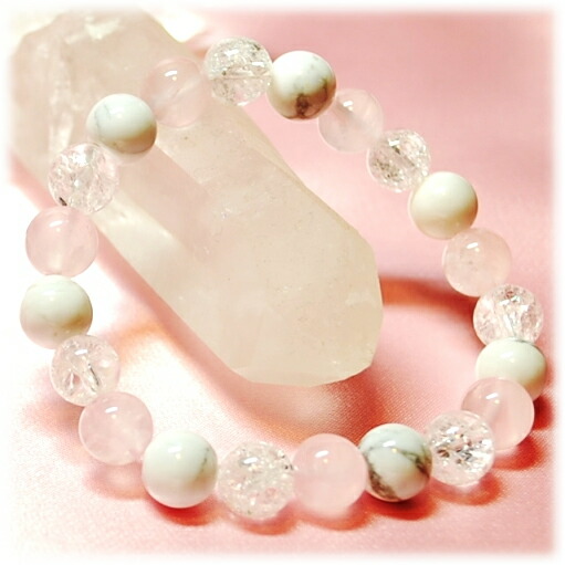 【一点物】ラリマー ハート♥️キラキラお姫様天然石ブレスレット 一点物】ラリマー ハート♥️キラキラお姫様天然石ブレスレット