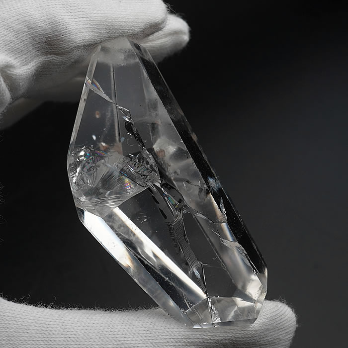 楽天市場】アイリスクォーツ 虹入り 原石 43g 全面磨き 研磨