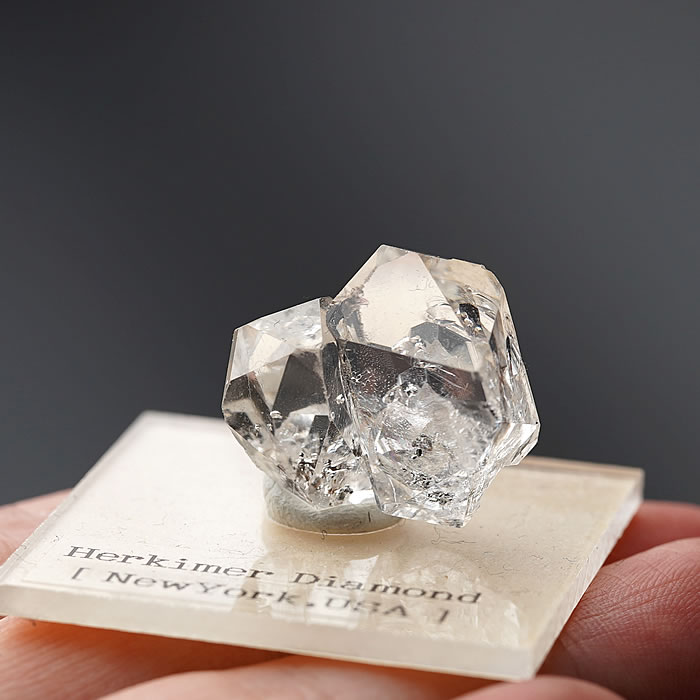 楽天市場】ハーキマーダイヤモンド 母岩付き原石 結晶 アメリカ