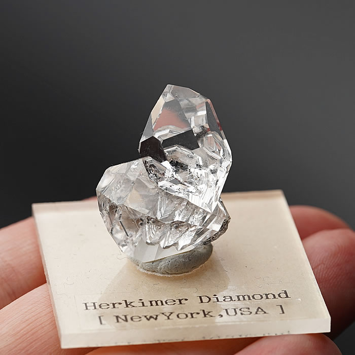 楽天市場】ハーキマーダイヤモンド 母岩付き原石 結晶 アメリカ