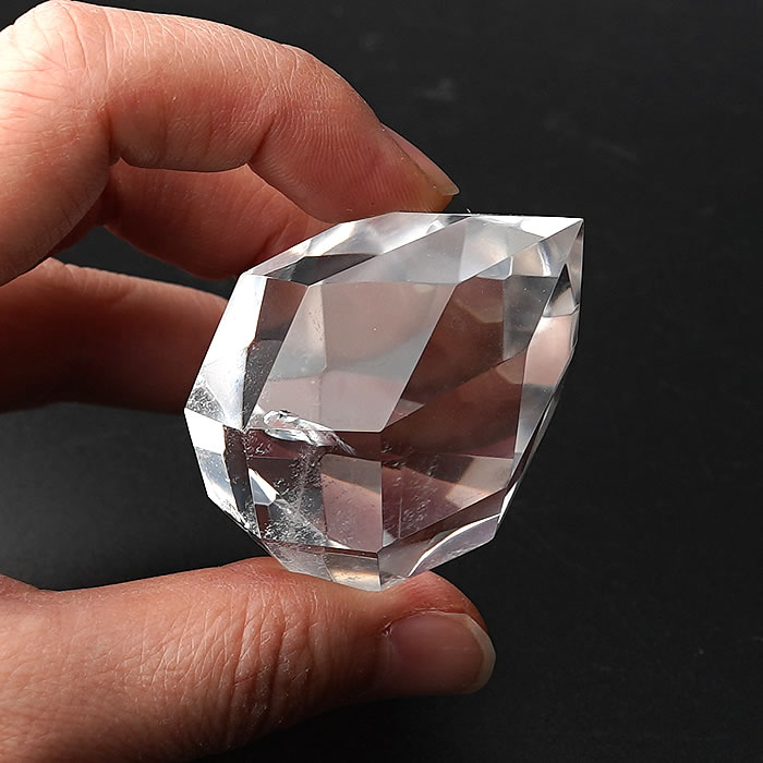 楽天市場】水晶 クリスタル 多面カット ビーズ 粒売り 天然石