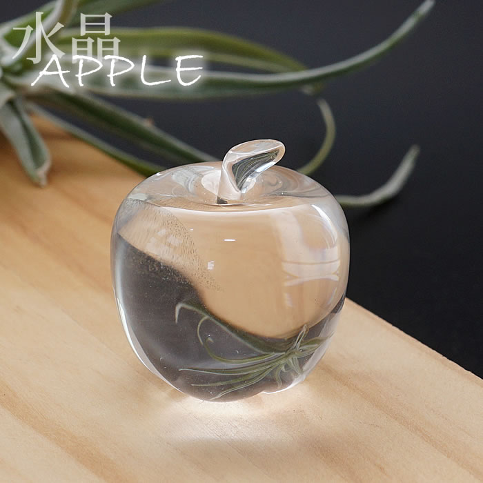 楽天市場】【45mm】水晶 りんご 1個 天然石 パワーストーン 天然