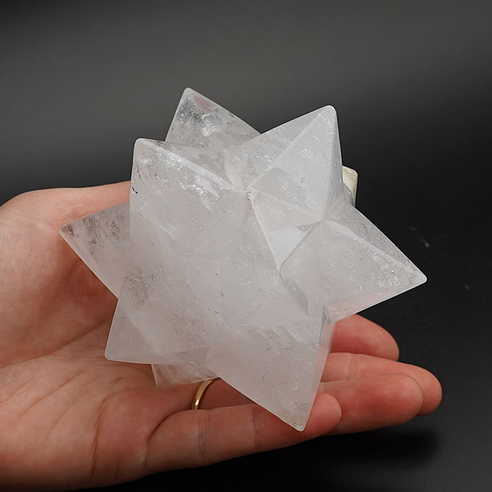 楽天市場】マカバスター 水晶 原石 ブラジル産 Lサイズ 星芒形 天然石