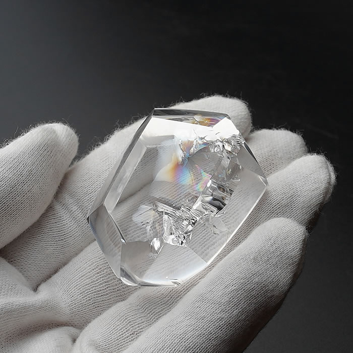 【一点物】【高品質】天然レインボー水晶 ポリッシュ 天然水晶 原石 天然石 パワーストーン 天然虹入り水晶|ステラガーデン in 八ヶ岳