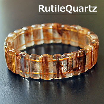 楽天市場】タイチンルチルクォーツ ブレスレット 約8.5mm ブラジル産