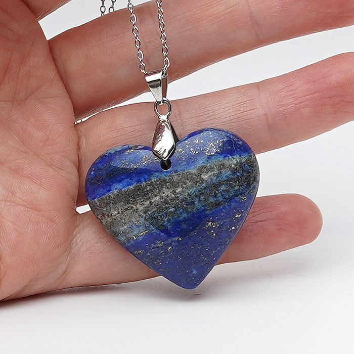 楽天市場】【高品質】ラピスラズリAAA ハート ペンダントトップ