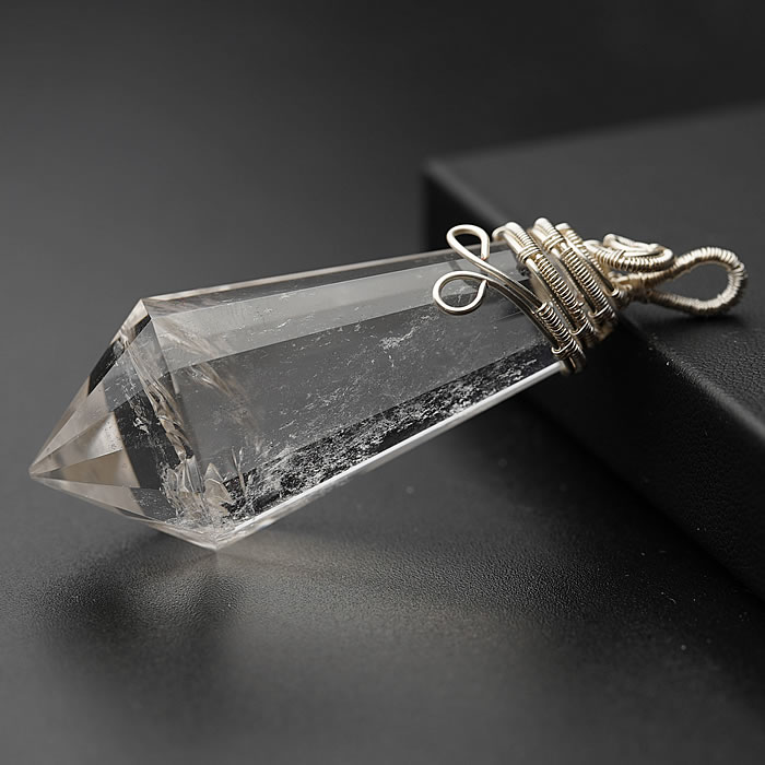 楽天市場】【数量限定】【高品質】天然水晶 AAA ワイヤーラップ