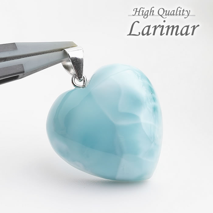 楽天市場】1点もの ラリマー 一粒 ネックレス（ハート M）14KGF 天然石