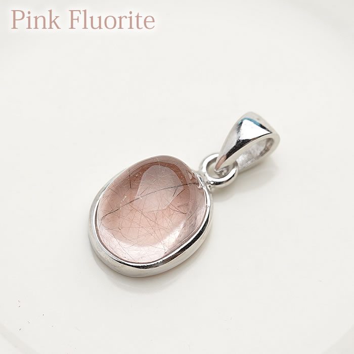【一点物】【高品質】【希少】宝石質ピンクフローライト SILVER925 ペンダントトップ ネックレス 天然石 パワーストーン 内モンゴル産 10,079円