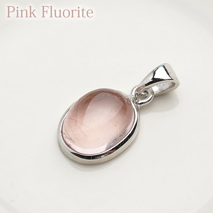 【一点物】【高品質】【希少】宝石質ピンクフローライト SILVER925 ペンダントトップ ネックレス 天然石 パワーストーン 内モンゴル産