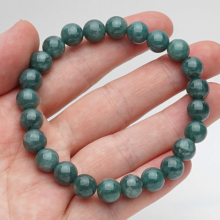 楽天市場】天然本翡翠AAA4mm ミャンマー産 ブレスレット 天然石