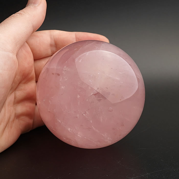楽天市場】【一点物】ローズクォーツ 丸玉 スフィア 68.5mm 天然石