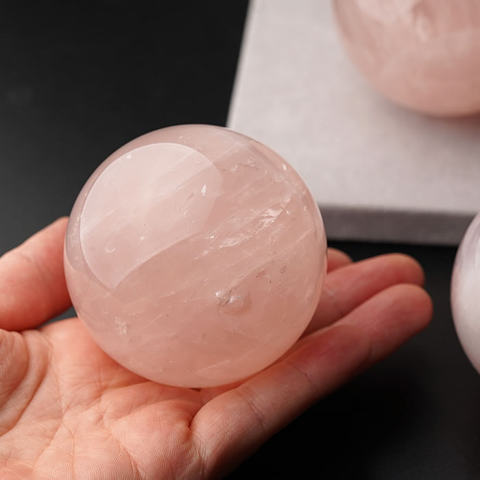 楽天市場】【一点物】ローズクォーツ 丸玉 スフィア 68.5mm 天然石