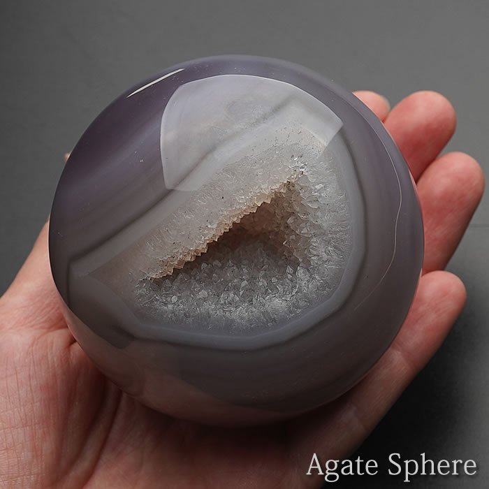 楽天市場】【一点物】【高品質】笑口アゲート丸玉 スフィア 72mm