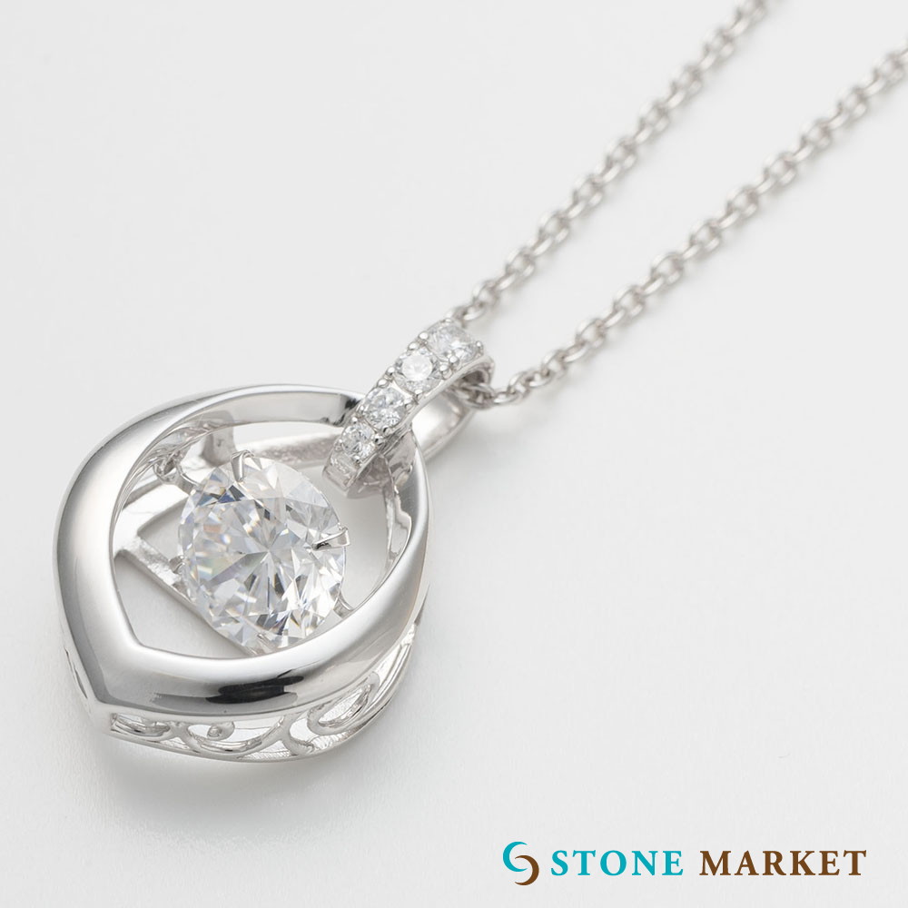 【Dancing Stone】しずくシルバートップ単品｜ストーンマーケットショップ