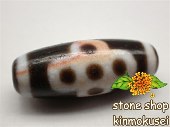 【紅朱砂天珠】 閃電五眼天珠 馬蹄痕 【一点物】｜stoneshop金木犀店