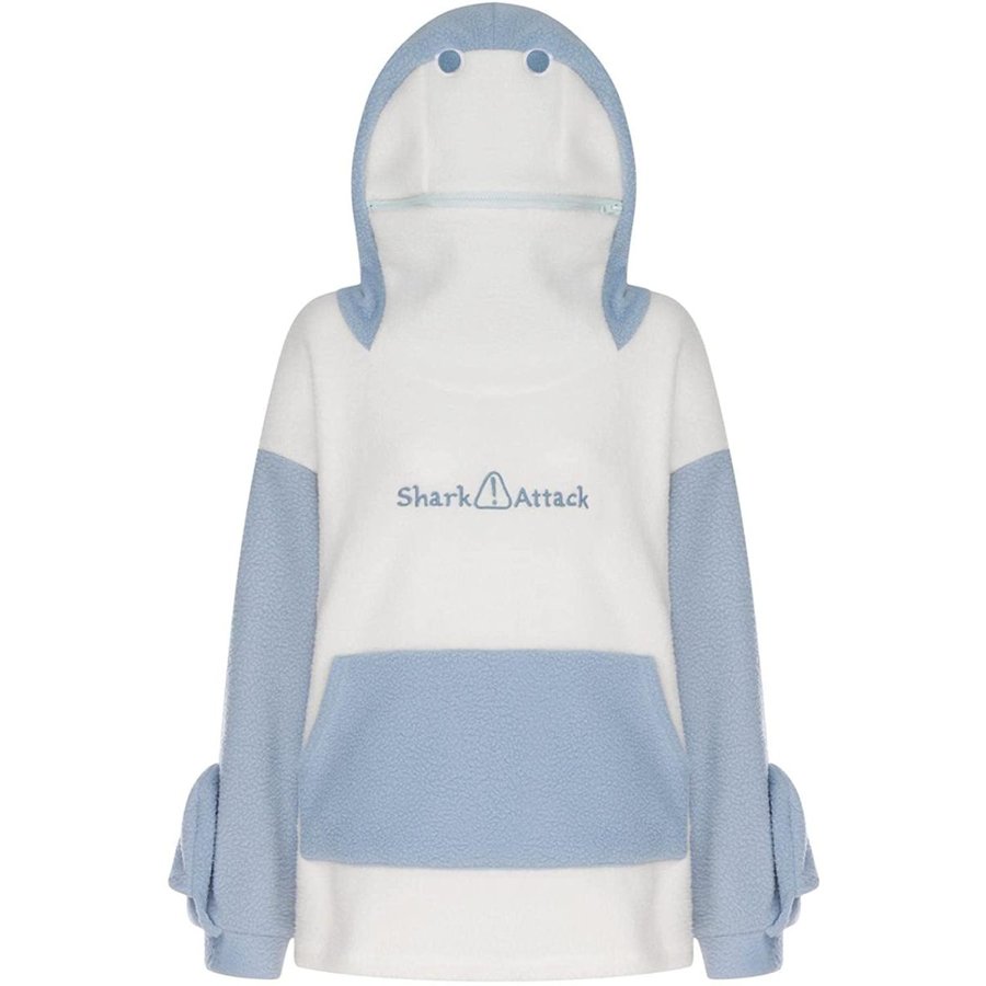 市場 レディース 着ぐるみ 大人 サメ ペンギン パーカー プルオーバー ハロウィン