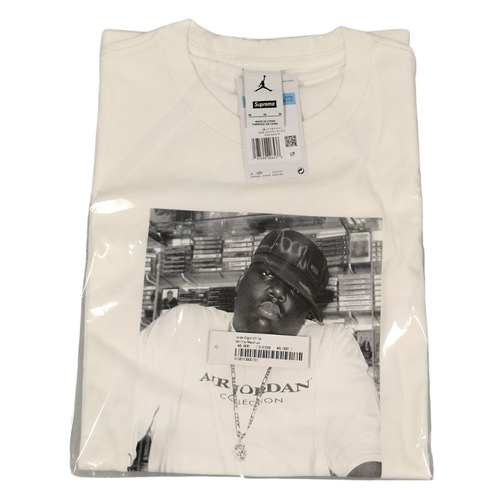 トップス Supreme Jordan Biggie S/S Top M Black Supreme - Supreme x Jordan Biggie S/S Top Black Mの通販 by GOD