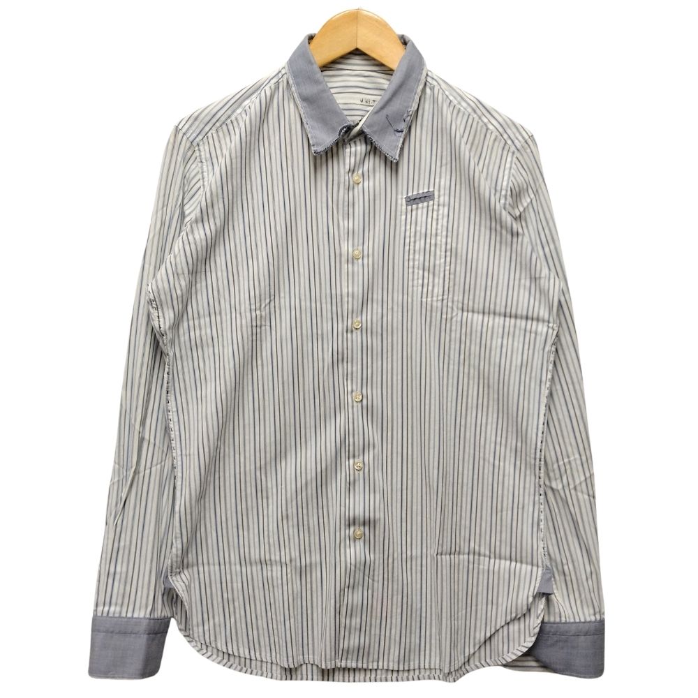Sans limite サンリミット ブロード長丈スタンドカラーシャツ W1501006 ホワイト 2 IT9UFR9Z77BK W1501006 SH06 White | Dresswell online store