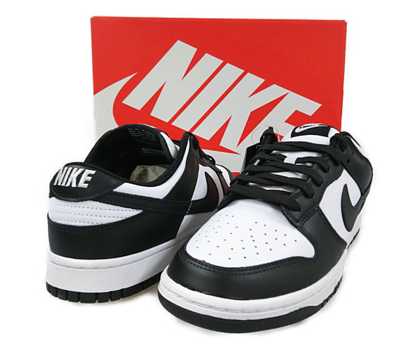 NIKE ナイキ 品番DD1391-100 NIKE DUNK LOW RETRO ダンク シューズ パンダ スニーカー 白×黒 US10.5＝28.5cm 正規品 / 30239【中古】