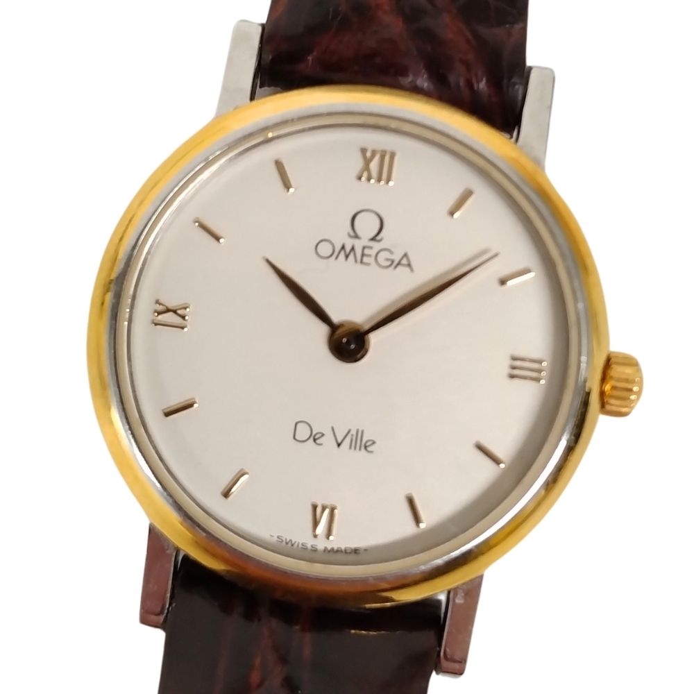 楽天市場】OMEGA オメガ クオーツ DE VILLE デヴィル 電池式