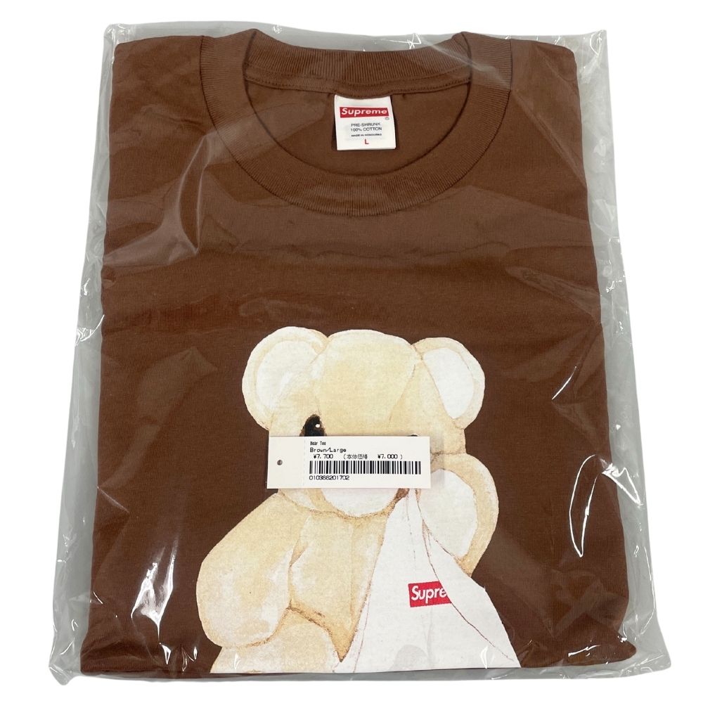 SUPREME シュプリーム 25SS Bear Tee ベア Tシャツ ブラウン サイズL 正規品 / 45061【中古】｜STONE RIVER