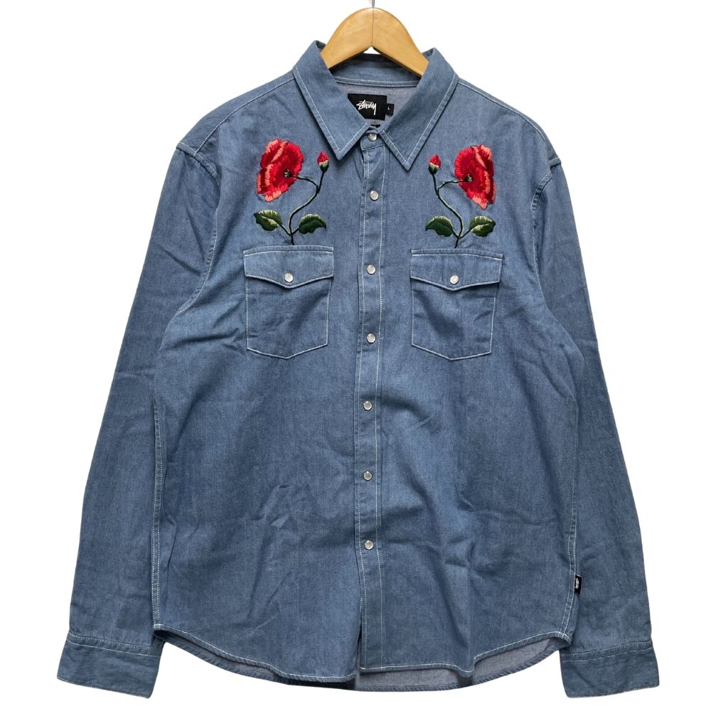 新品未使用★Supreme デニムシャツ ワークシャツ 半袖 サイズS 楽天市場】SUPREME(シュプリーム) サイズ:L 17SS Stripe Denim S