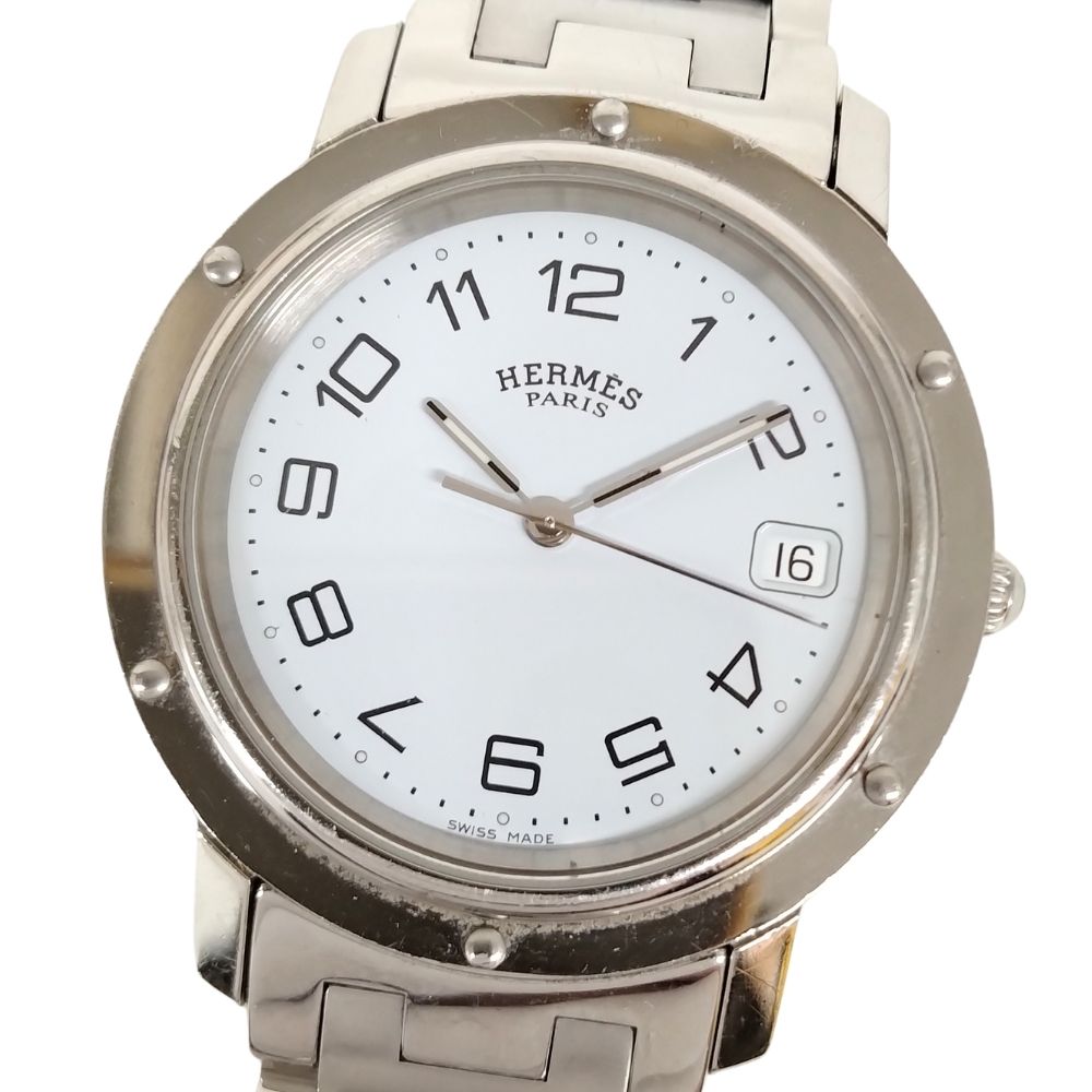 エルメス HERMES ダイバー 青文字盤 クリッパー デイト 腕時計 保証書付 楽天市場】【ウォッチ】HERMES エルメス クリッパー デイト