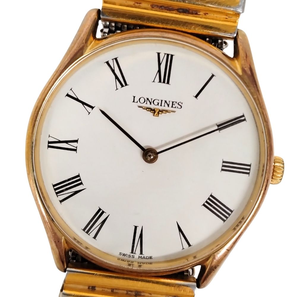 中古ロンジン メンズ クォーツ時計 楽天市場】LONGINES ロンジン ゴールデンウィング クロノグラフ