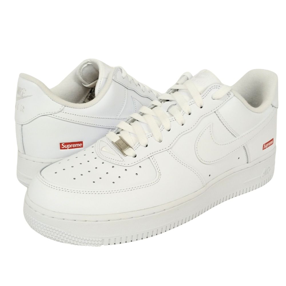 SUPREME×NIKE CU9225-100 AIR FORCE 1 LOW SP 空軍 シューズ 白いこと 大きさUS11.5\u003d29.5糎 置き目品 / 27600【中古】
