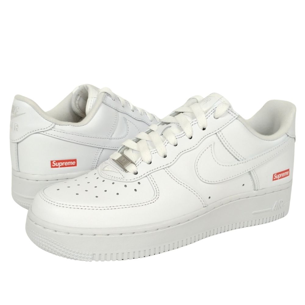 SUPREME シュプリーム 品番 CU9225-100 AIR FORCE 1 LOW SP エアフォース シューズ ホワイト サイズUS6.5\u003d24.5cm 正規品 / 31873【中古】