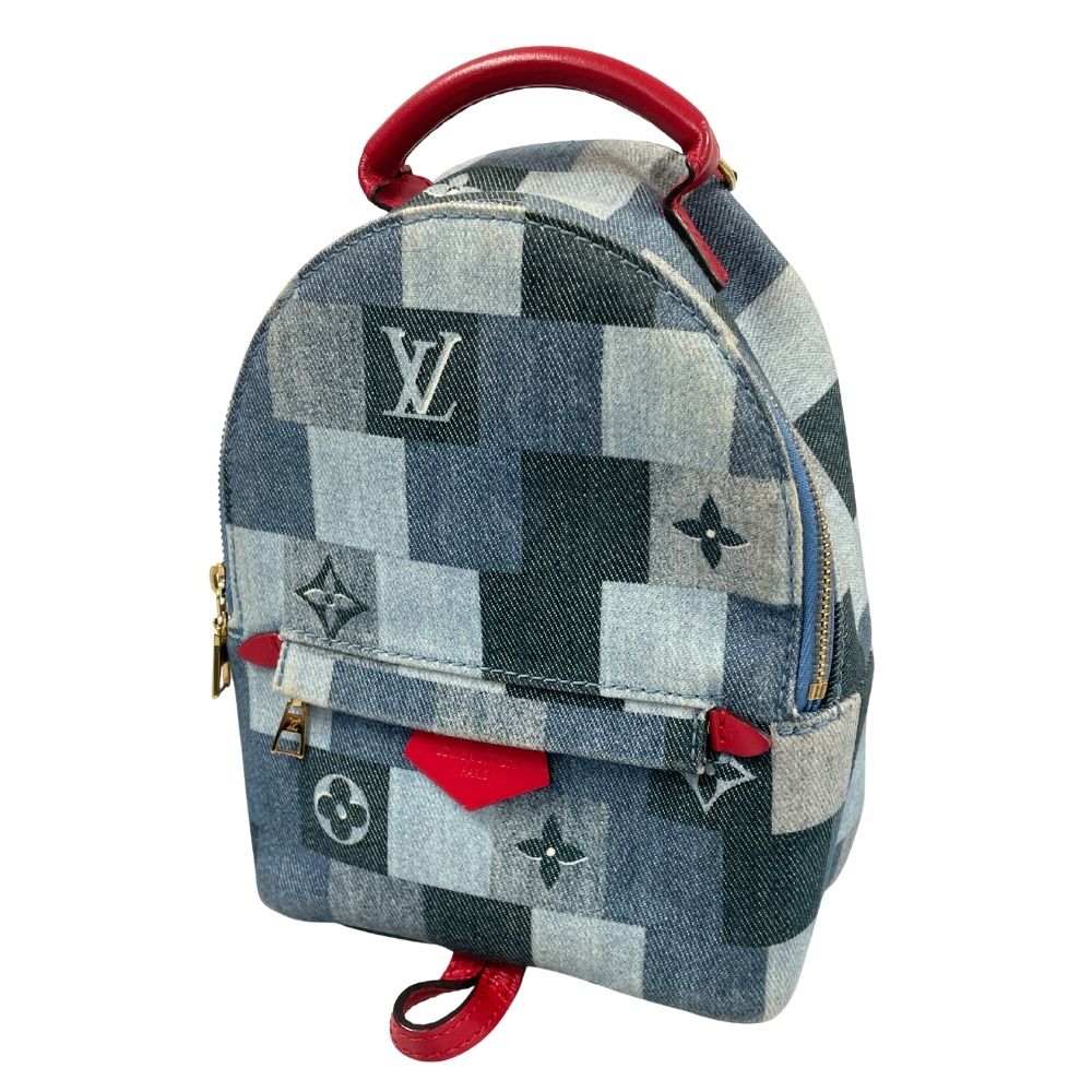 LOUIS VUITTON ルイ・ヴィトン M45043 モノグラム パームスプリングス MINI パッチワーク 背嚢 置き目品 / 40291【中古】 バッグ・小物・ブランド雑貨-バックパック・リュック