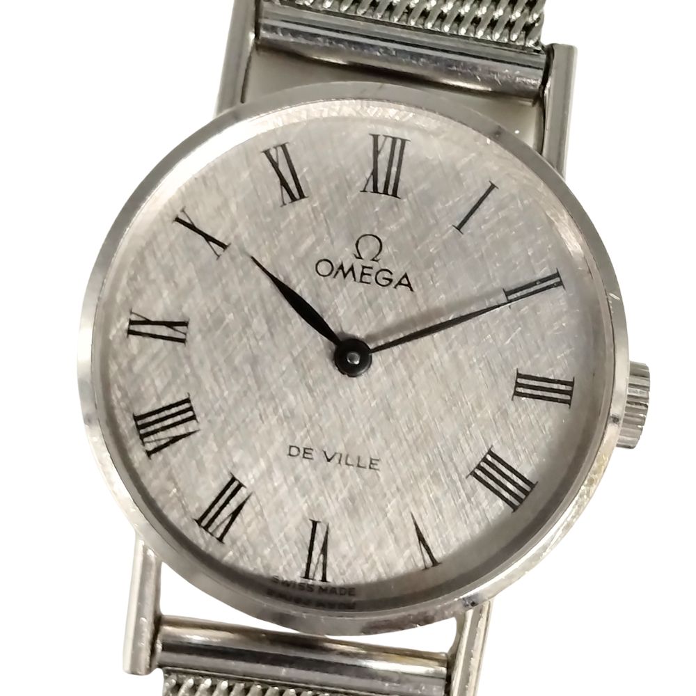 楽天市場】【OMEGA】オメガ デ・ビル 手巻き レディース 楕円ケース 革