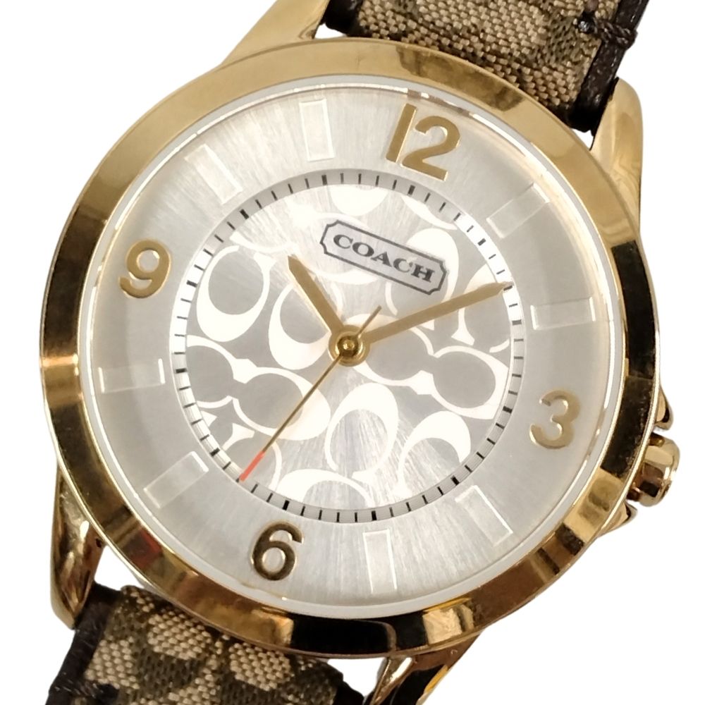 楽天市場】コーチ COACH レディース 腕時計 0820 ホワイト シルバー SS