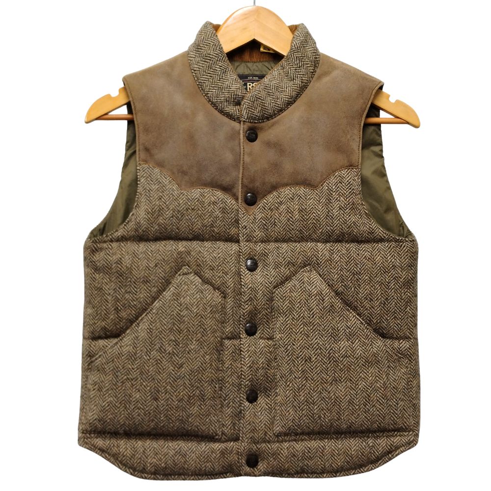 美品　RRL シャツ　ダブルアールエル　ダウン　ベスト　　S ダブルアールエル RRL ダウンベスト Sサイズ - メルカリ