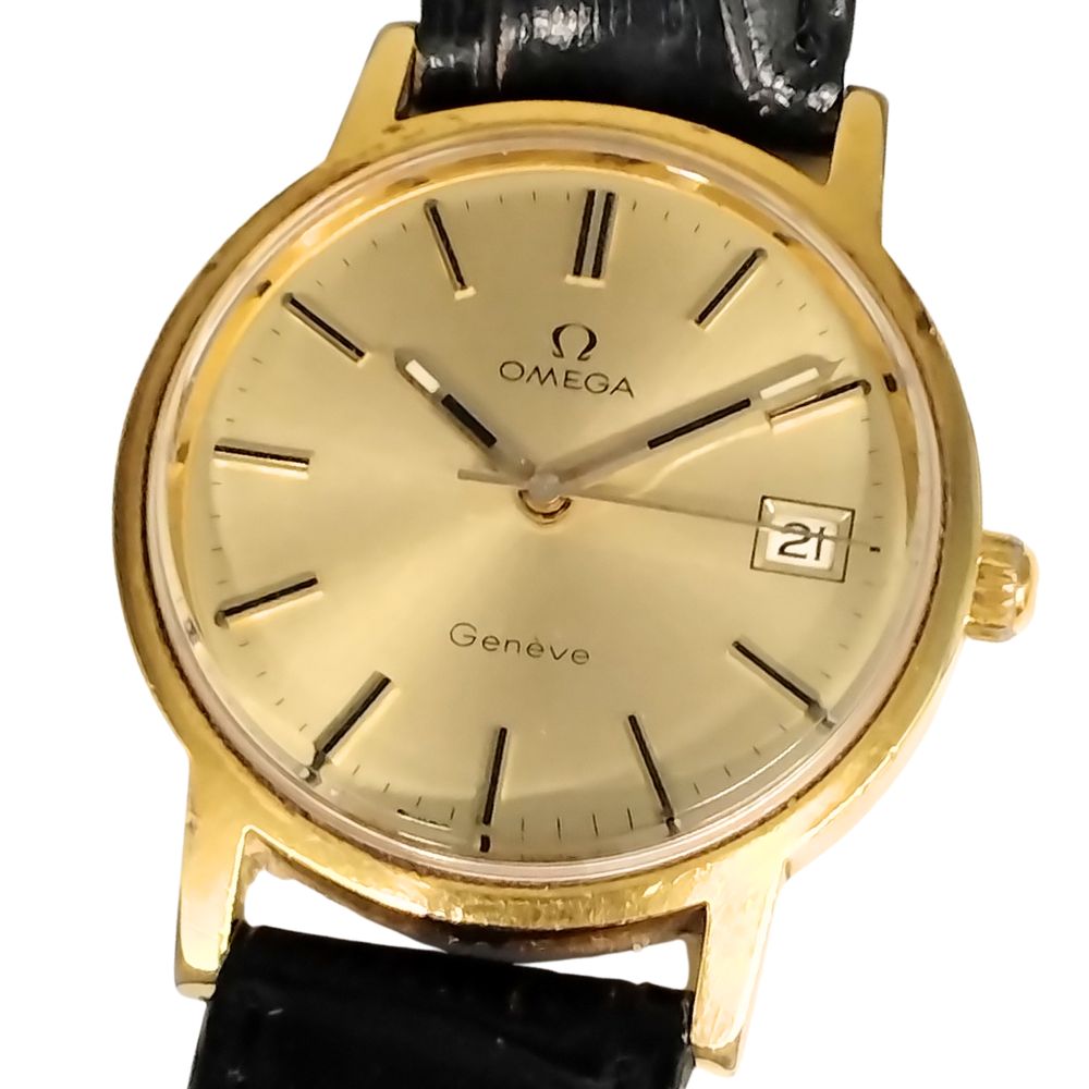 オメガ 　スクエア　アナログ 手巻き時計　ジュネーブ OMEGA オメガ オメガ ジュネーブ スクエア ローマン ウォッチ 腕時計