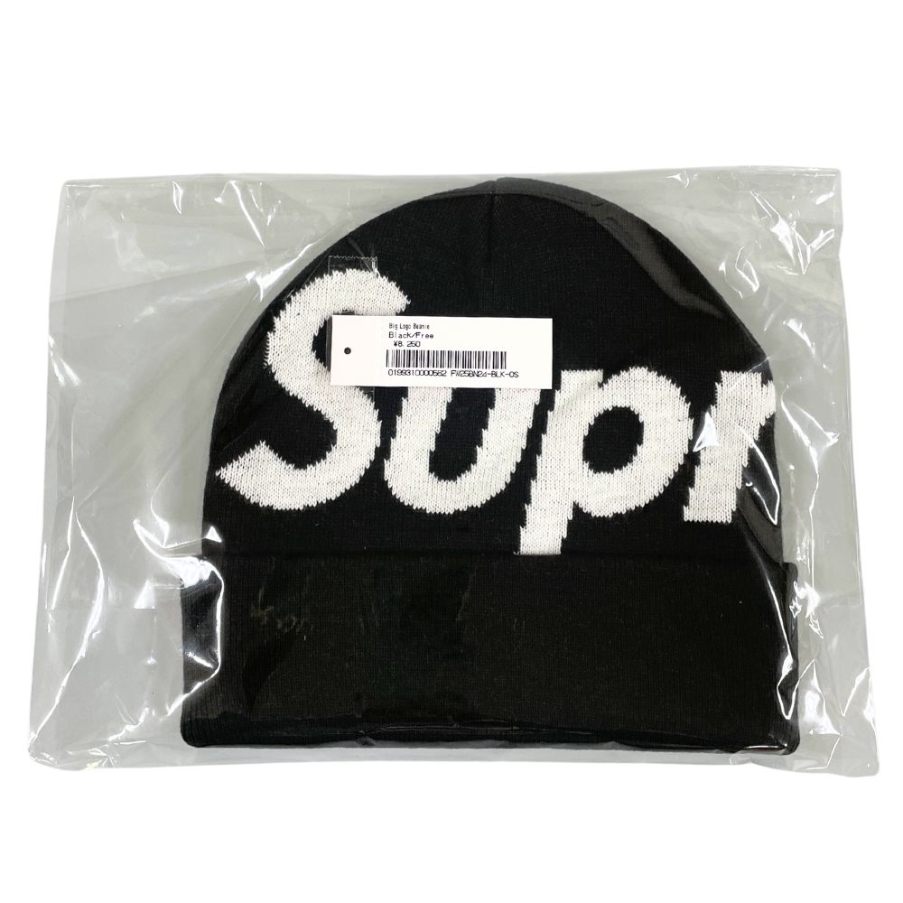 楽天市場】SUPREME(シュプリーム) Vertical Logo Striped Beanie Black