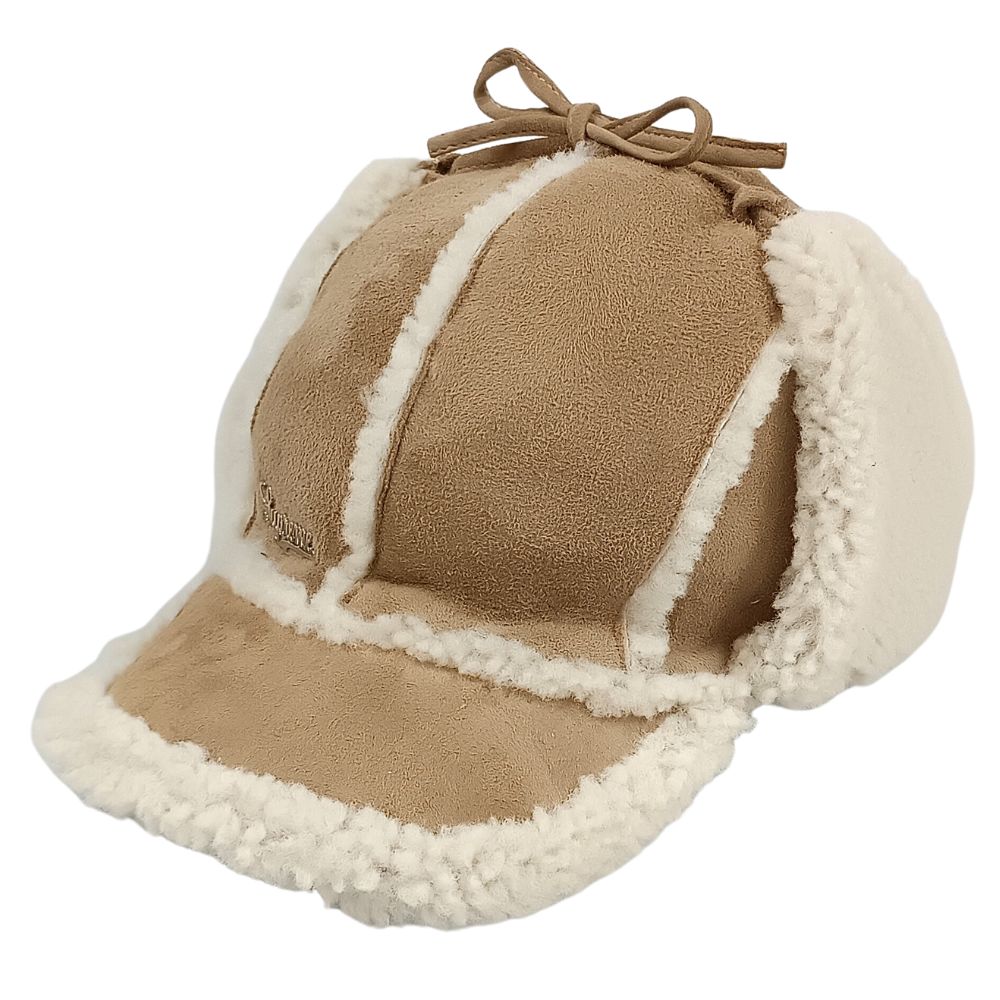 SUPREME シュプリーム 25AW Shearling Lined Earflap Cap イヤーフラップ キャップ タン サイズM/L 正規品 / 53732【中古】