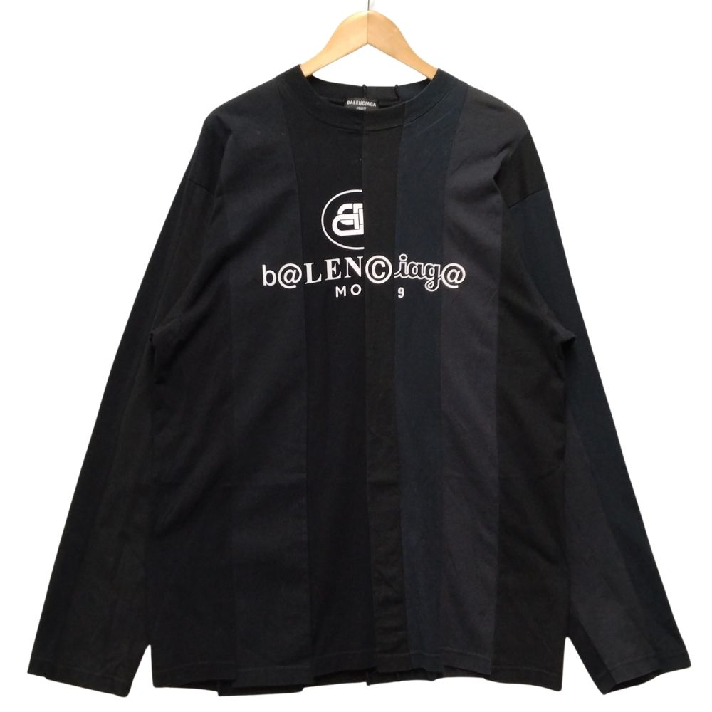 楽天市場】バレンシアガ BALENCIAGA 21年 ロゴ刺繍 長袖Tシャツ