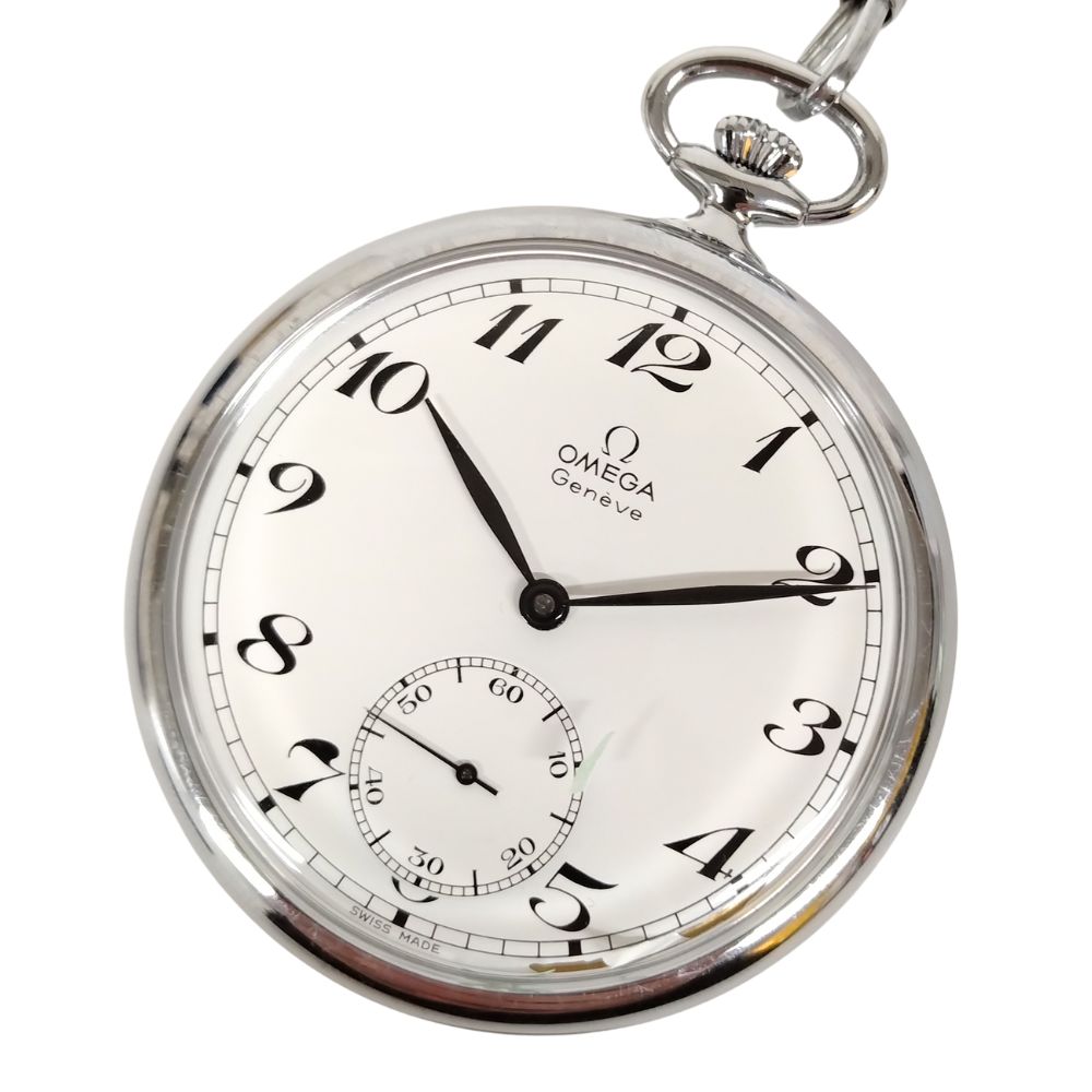 OMEGA オメガ ジュネーブ 懐中時計 スモールセコンド 手巻き 正規品 / C535【中古】